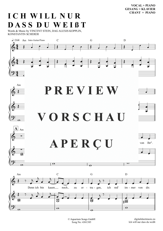 gallery: Ich will nur dass du weißt , SDP, Tawil, Adel, Klavier, Gesang & Akkorde