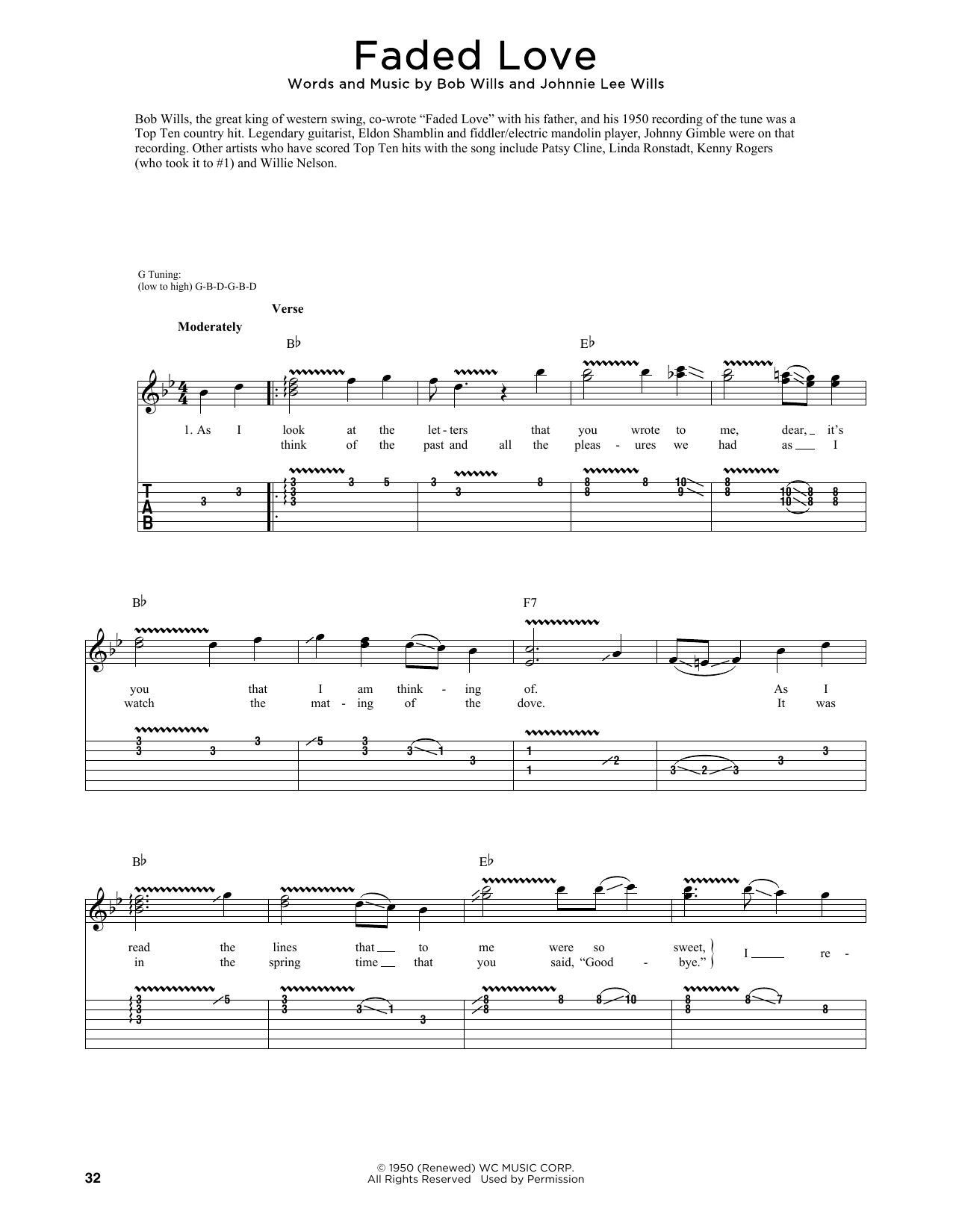 Product picture to: Faded Love (arr. Fred Sokolow)