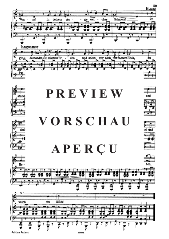 Product gallery: Page 6 of 6 Willkommen und Abschied D.767, , High Voice and Piano