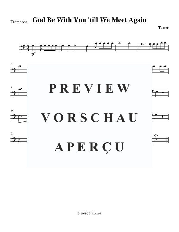 Produktgalerie: Seite 10 von 11 God Be With You 'Till We Meet Again, , Blechbläser Quintett