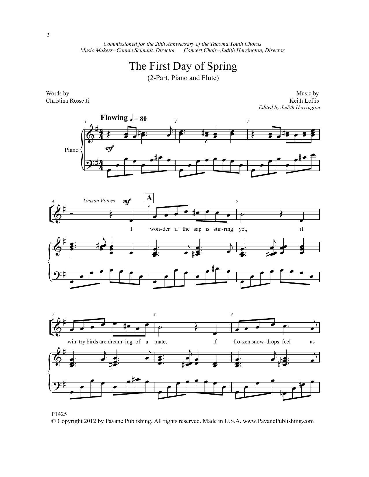 Produktbild zu: The First Day of Spring