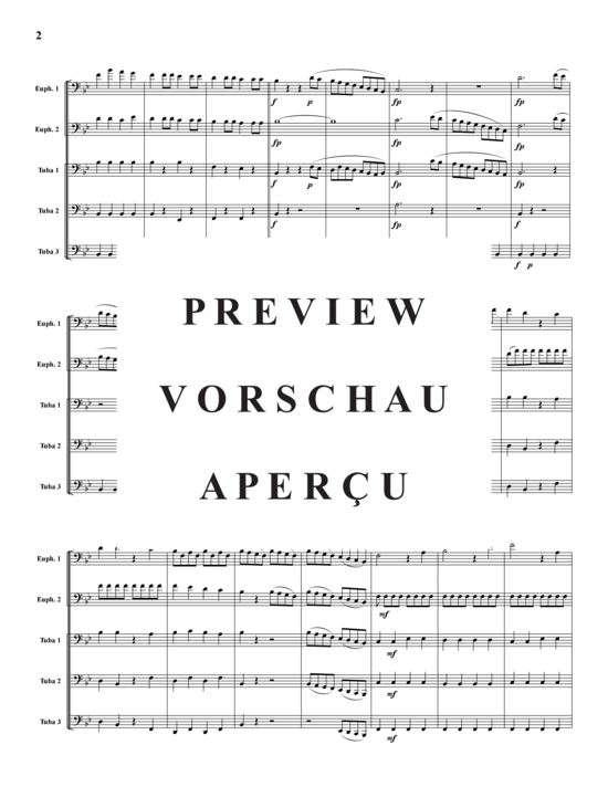 gallery: Hochzeit des Figaro – Ouvertüre , , (Tuba-Ensemble: Bariton/Pos+Tuba)