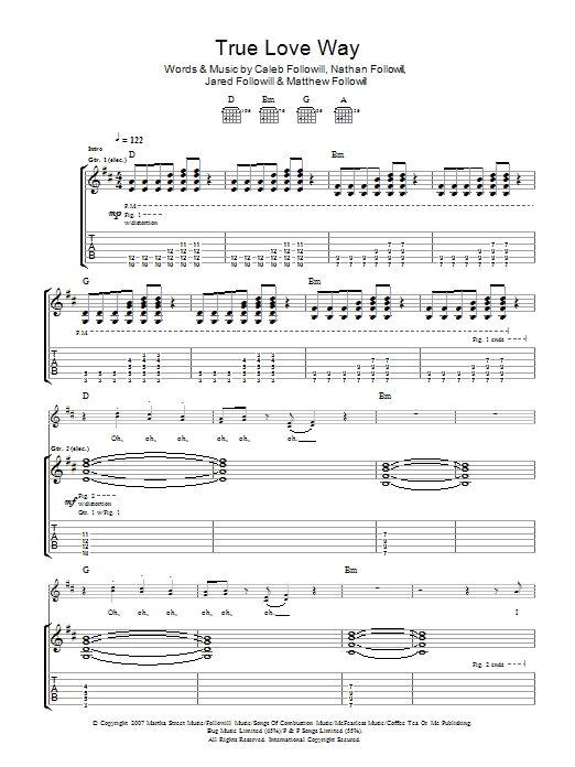 Product gallery: Page 1 of 1 True Love Way, Kings Of Leon