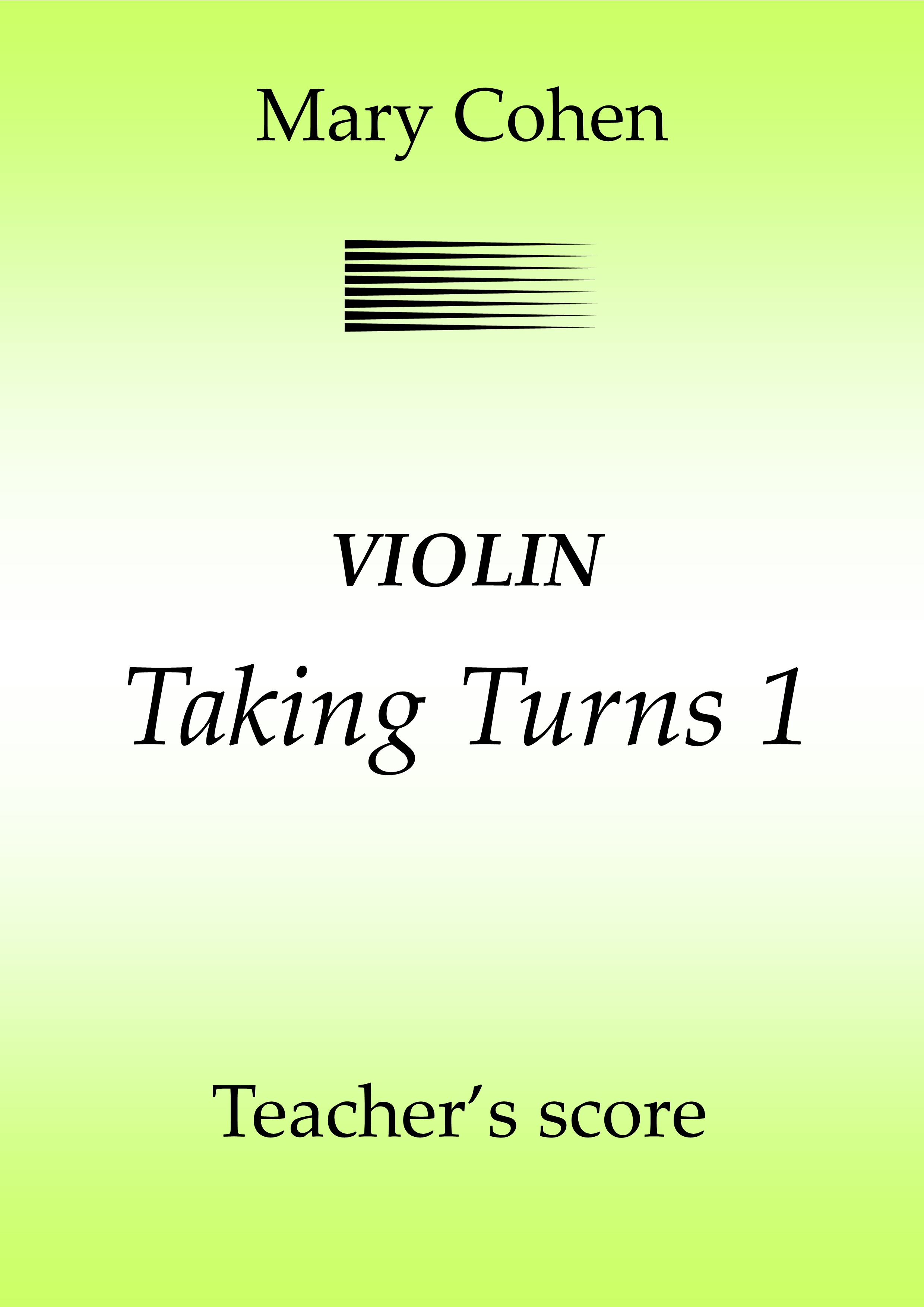 Produktbild zu: Taking Turns 1