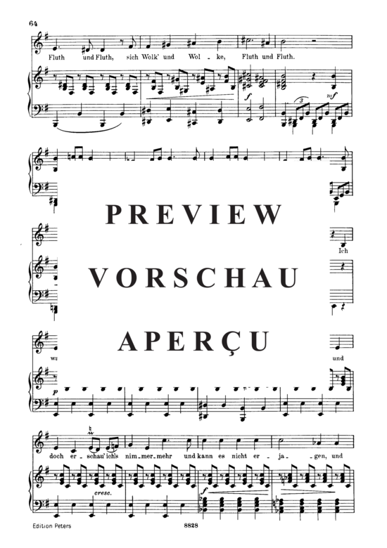 Product gallery: Page 9 of 10 Im Walde D.834, , Low Voice and Piano