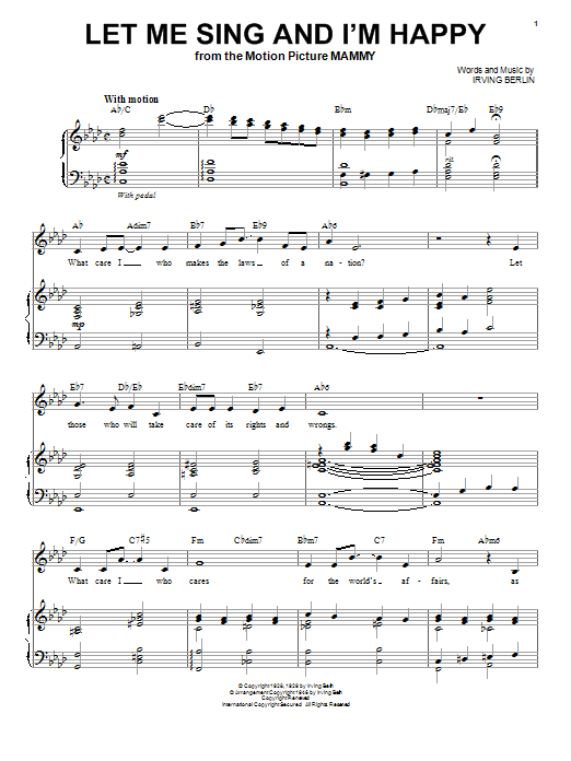 Produktbild zu: Let Me Sing And I'm Happy