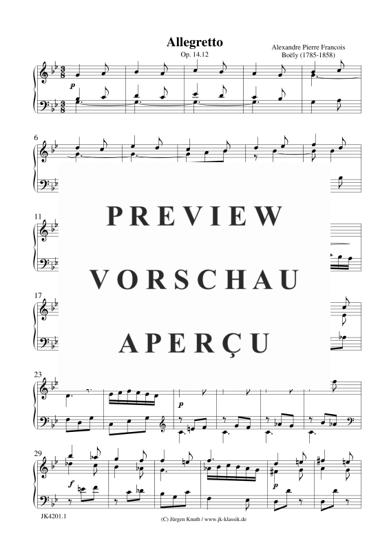 Allegretto Op.14.12