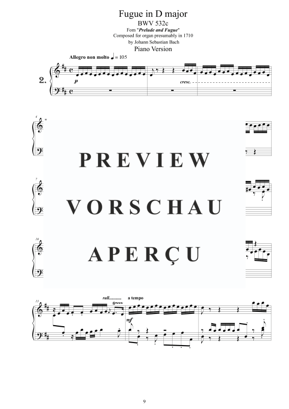 Product gallery: Page 10 of 11 70 Fugen für Klavier - Complete Scores, , Solo Piano