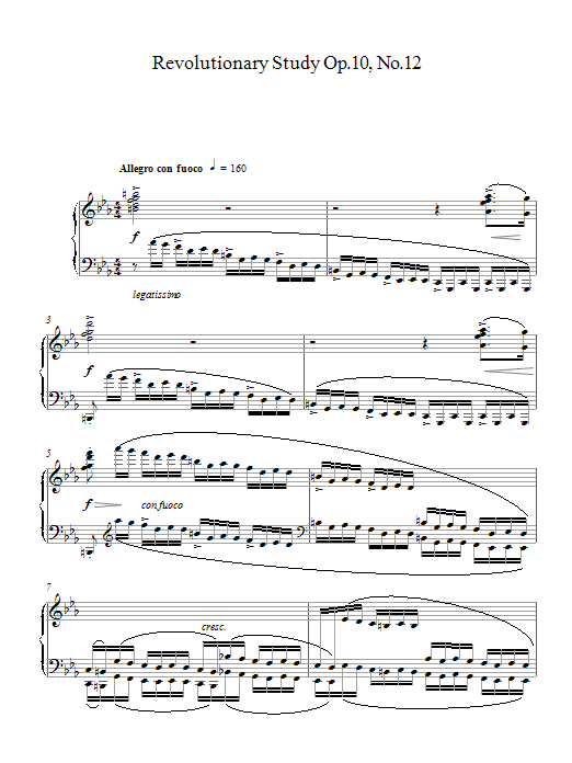 Product picture to: Revolutionary Study Op.10 No.12