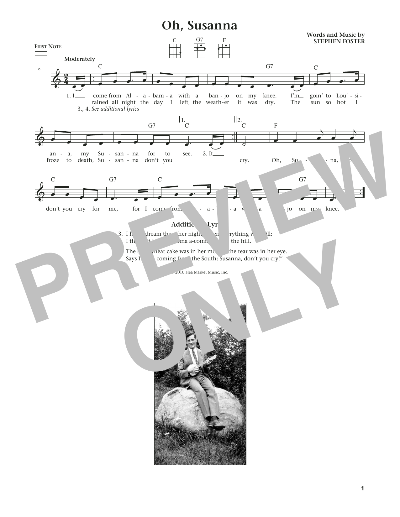 Product gallery: Page 1 of 1 Oh! Susanna (from The Daily Ukulele) (arr. Liz and Jim Beloff), Stephen C. Foster