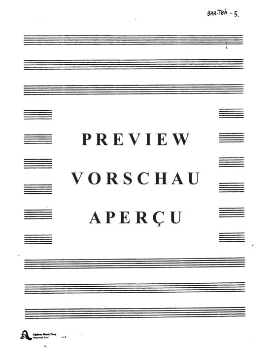 Produktgalerie: Seite 7 von 14 6 Preludes , , (Tuba Duett für Euphonium + Tuba)