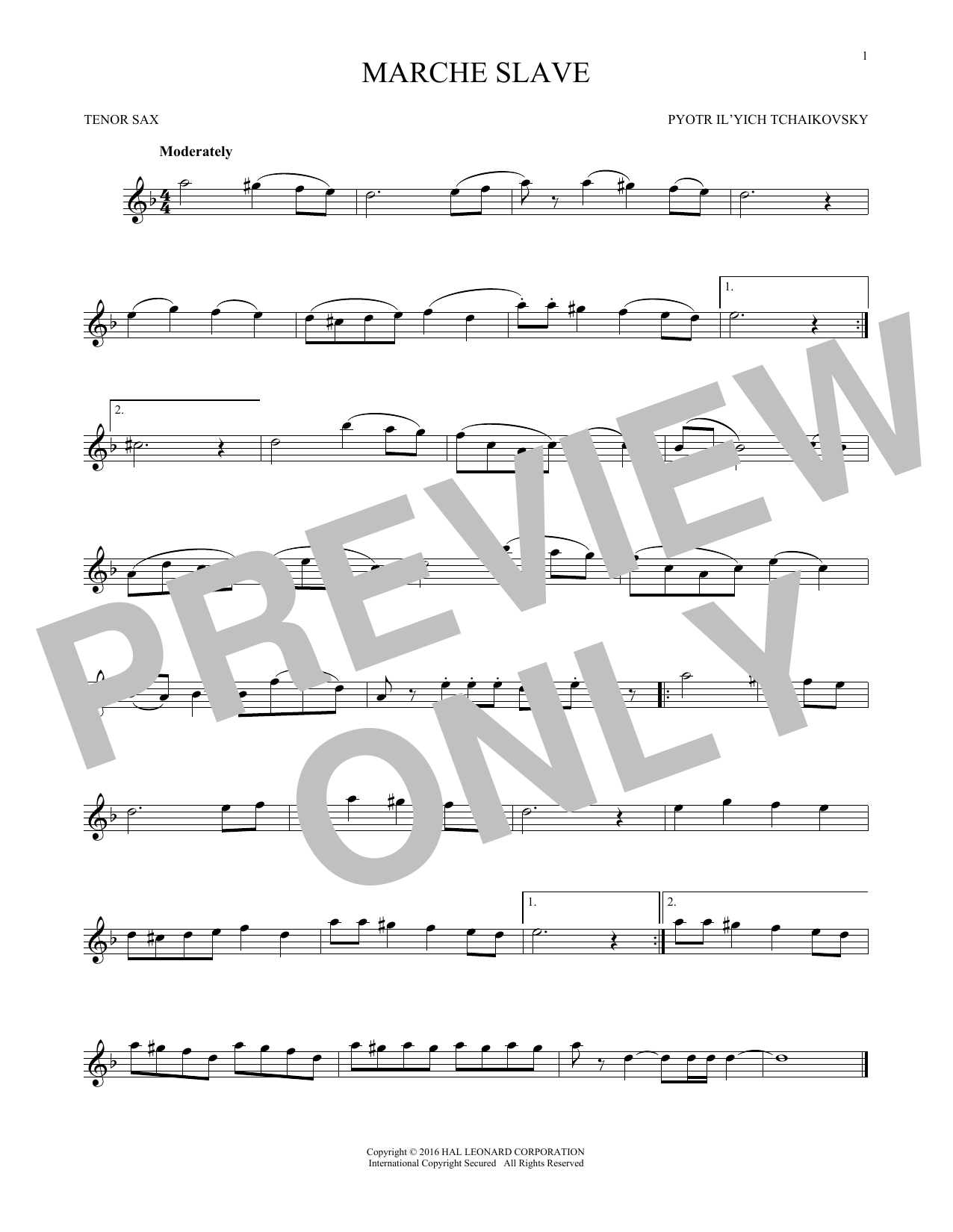 Product gallery: Page 1 of 1 Marche Slav, Op. 31, Pyotr Il'yich Tchaikovsky