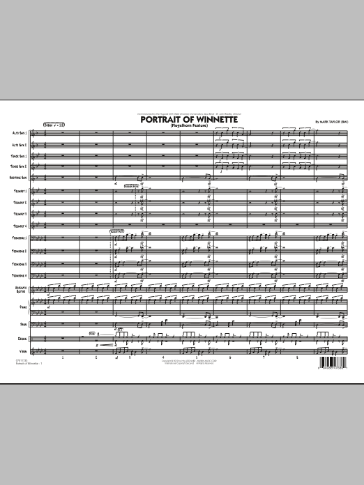 Produktgalerie: Seite 1 von 1 Portrait Of Winnette - Conductor Score (Full Score), 