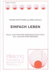 cover: Einfach Leben, Roger Whittaker, Gesang, Gitarre, Klavier