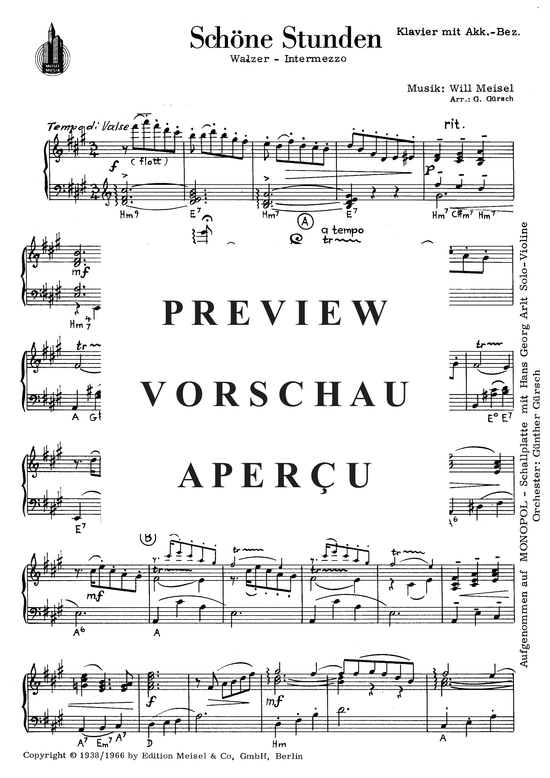 Produktgalerie: Seite 3 von 6 Schöne Stunden, , Klavier Solo