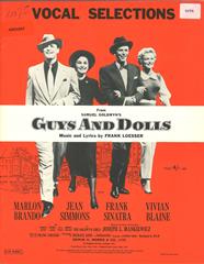 cover: Guys And Dolls (from 'Guys And Dolls'), Frank Loesser, Gesang, Gitarre, Klavier