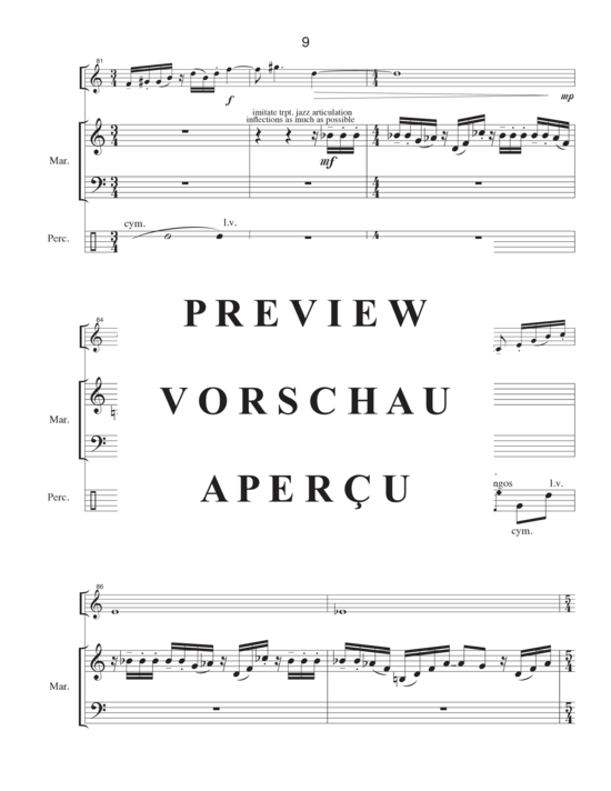 Product gallery: Page 13 of 21 Atmospheres , , (trumpet/flugelhorn and one percussion)