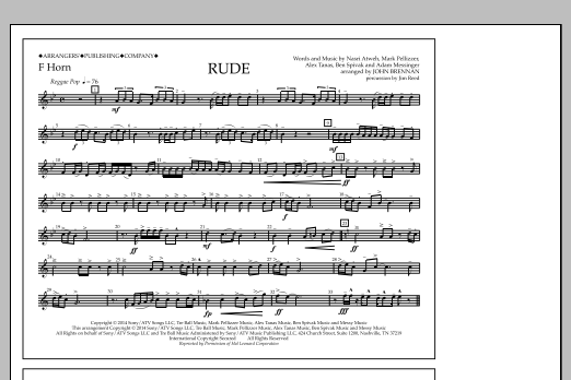 Product picture to: Rude - F Horn