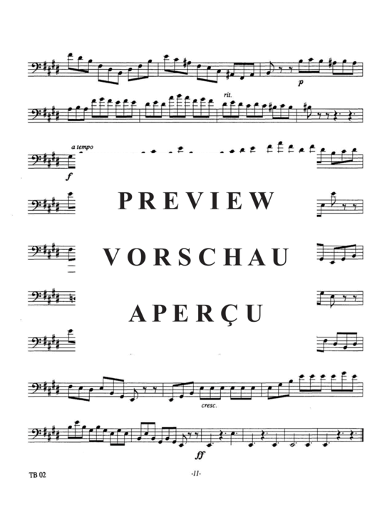 Product gallery: Page 15 of 21 Etudes for Euphonium, Vol. 2 , , (Euphonium Solo)