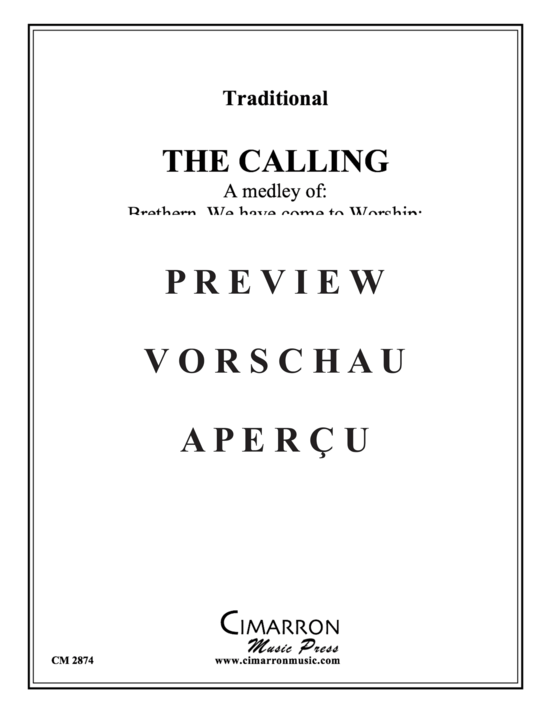 Produktgalerie: Seite 2 von 11 The Calling , , (Blechbläserquintett)