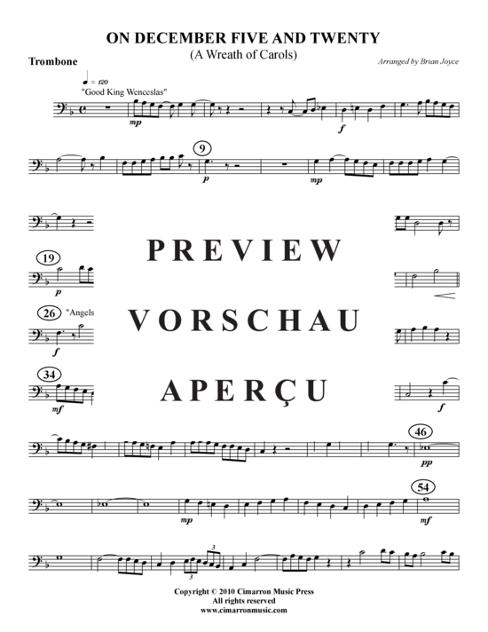 Produktgalerie: Seite 14 von 21 On December Five and Twenty , , (Blechbläserquintett)