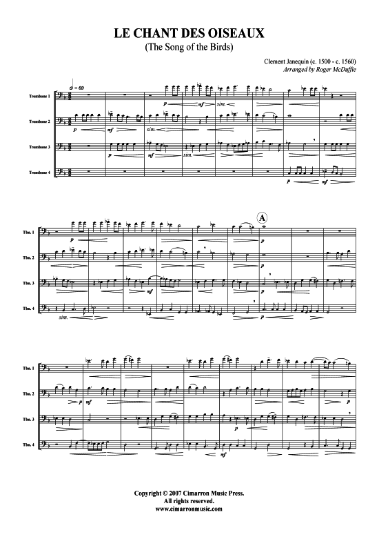 Product picture to: Le Chant des Oiseaux Clement Janequin