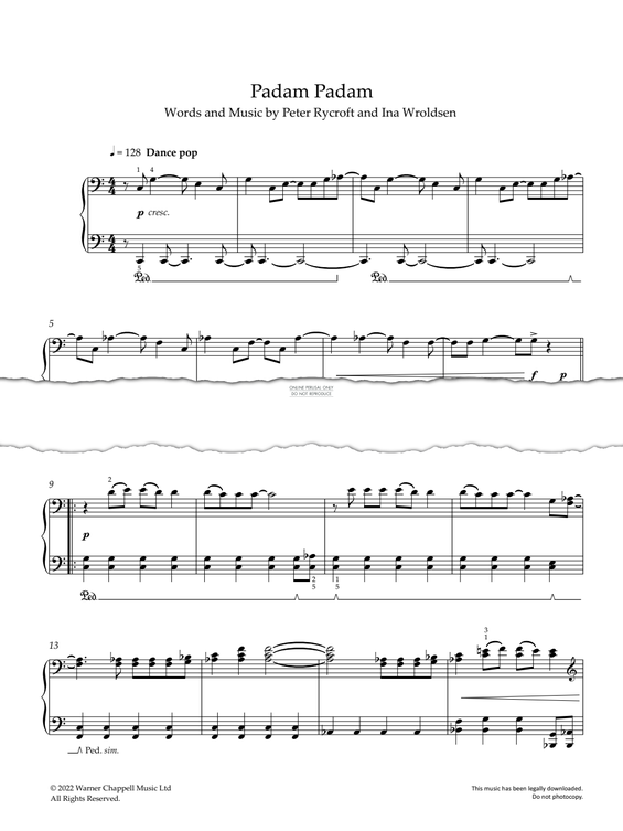 Product gallery: Page 1 of 1 Padam Padam, Kylie Minogue