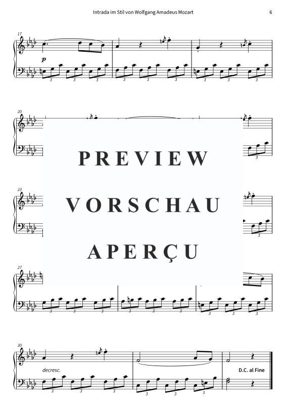 Product gallery: Page 8 of 11 Ach du lieber Augustin op. 115 - Charakterstücke im Stil berühmter Meister, , Solo Piano