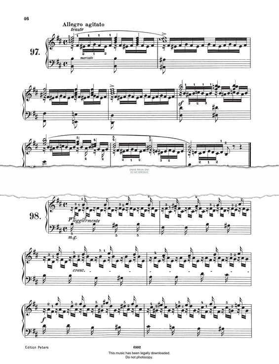 Produktgalerie: Seite 1 von 1 Study (Op. 821, No.97), Carl Czerny, Klavier