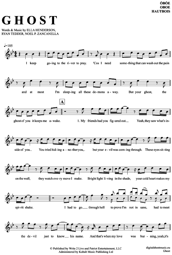Produktgalerie: Seite 1 von 4 Ghost , Henderson, Ella, (Oboe)