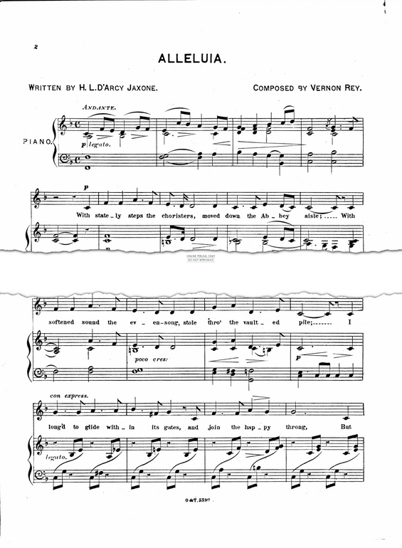 Produktgalerie: Seite 1 von 1 Alleluia, Vernon Rey, Gesang, Klavier