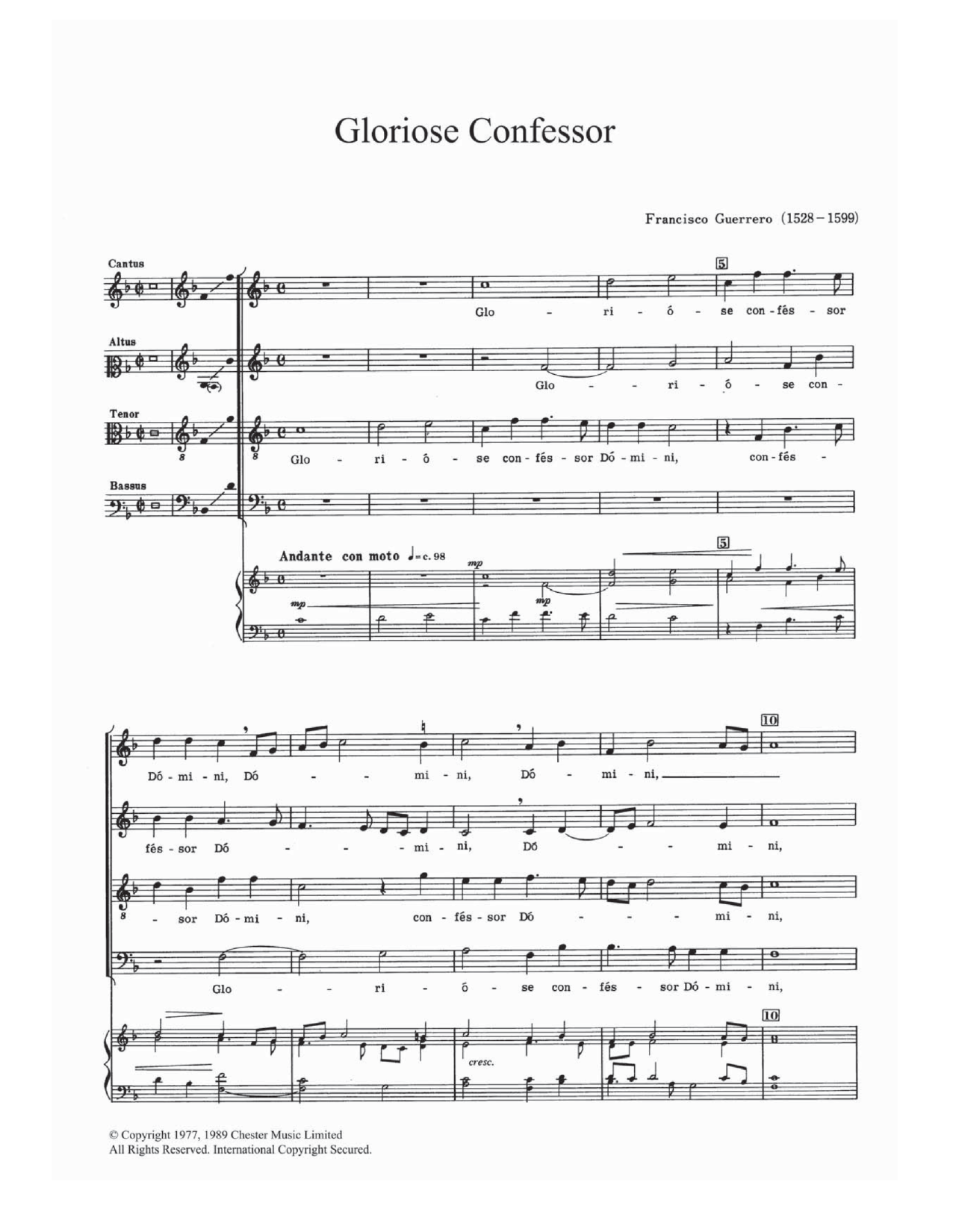 Produktbild zu: Gloriose Confessor