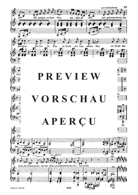 Product gallery: Page 5 of 11 Die Erwartung D.159, , Medium Voice and Piano