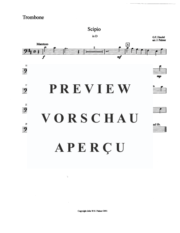 Product gallery: Page 11 of 11 Scipio in D, , Brass Quintet