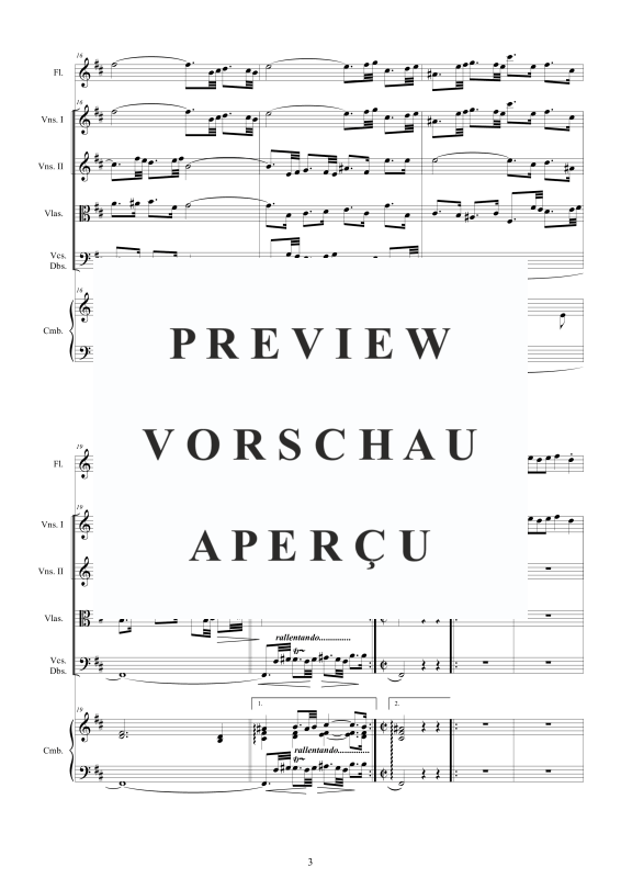 Produktgalerie: Seite 4 von 11 Orchester Suite No.2 in H-Moll BWV 1067, , Orchester Flöte, Streicher und Cembalo BC