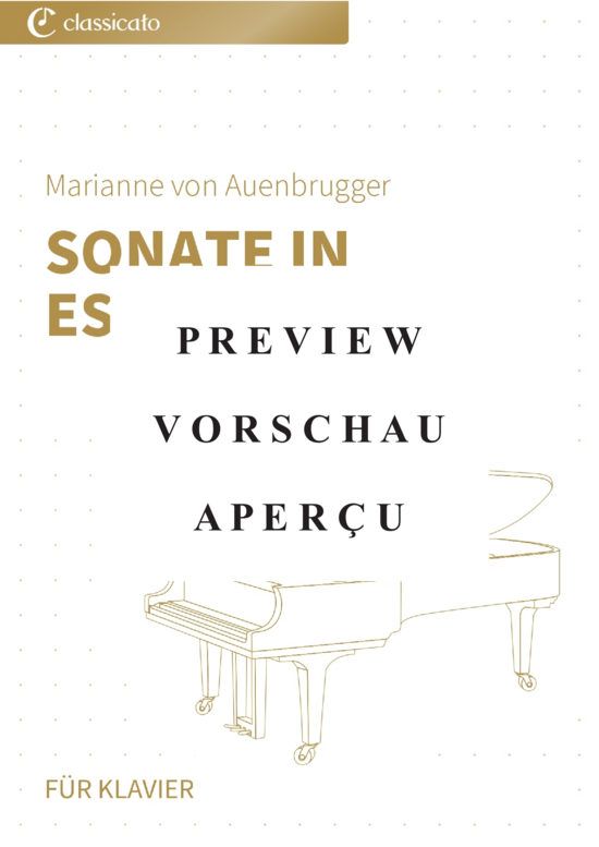 Produktgalerie: Seite 2 von 21 Sonate in Es-Dur , , Klavier Solo