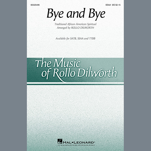 Produktbild zu: Bye And Bye (arr. Rollo Dilworth)