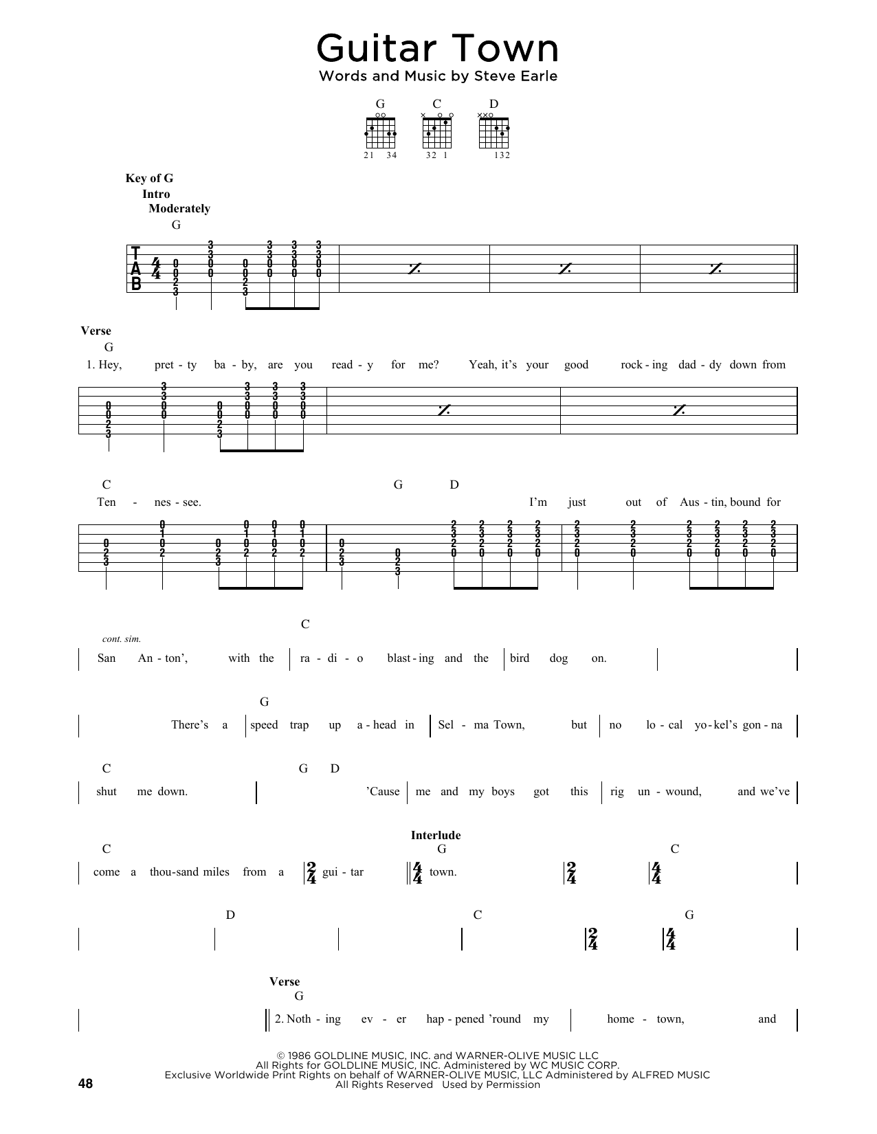 Produktbild zu: Guitar Town