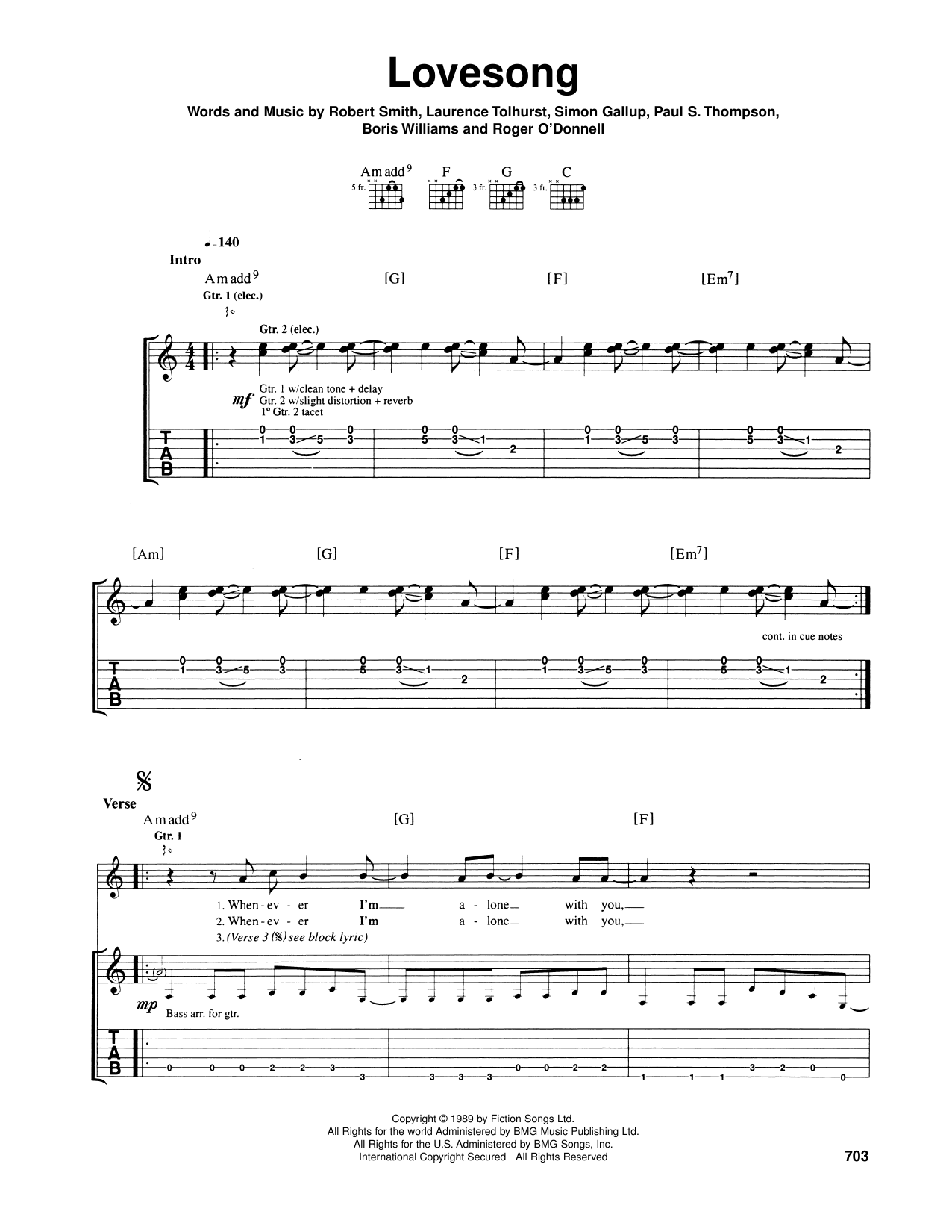 Produktbild zu:  Lovesong - The Cure