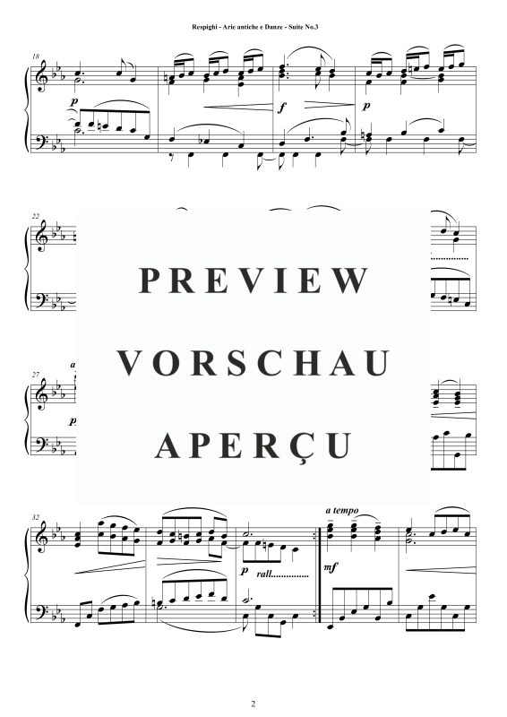 Produktgalerie: Seite 3 von 11 Suite No. 3 - Antiche Arie e Danze, , Klavier Solo
