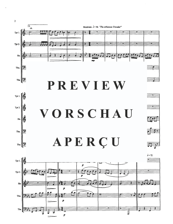 Produktgalerie: Seite 4 von 11 Wofford Sesquicentennial Suite, , Blechbläserquintett