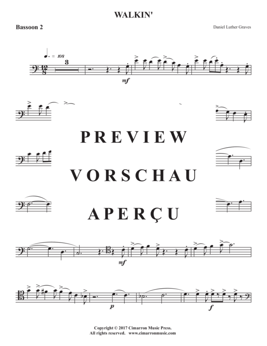 Product gallery: Page 9 of 16 Walkin´ , , (Bassoon Quintet)