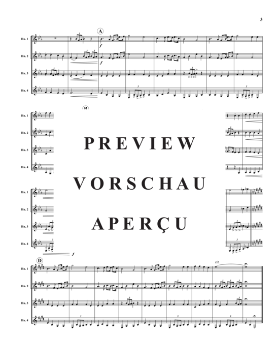 Produktgalerie: Seite 4 von 12 Americana 3 Stücke , , (Hornquartett)