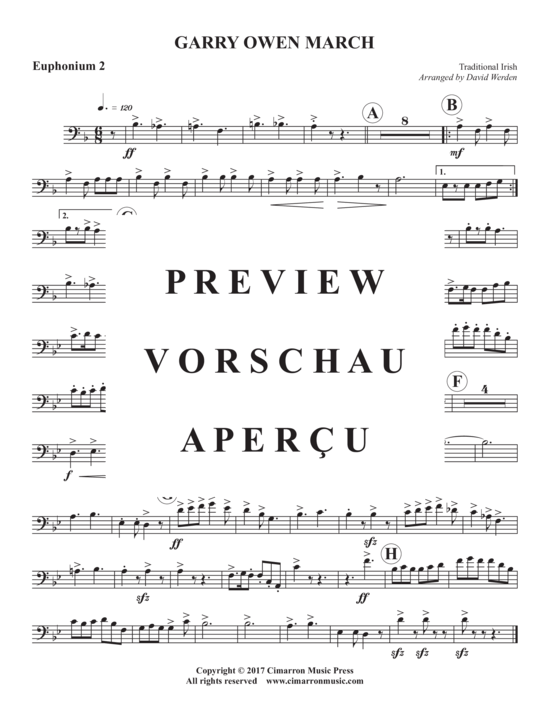 Product gallery: Page 8 of 11 Garry Owen March , , (Tuba Quartet EETTt)