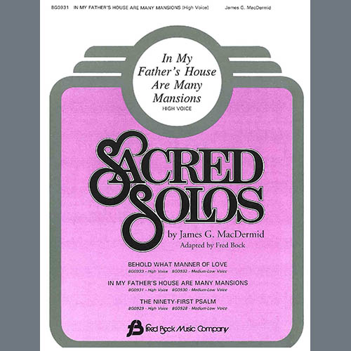 cover: In My Father's House Are Many Mansions, Fred Bock