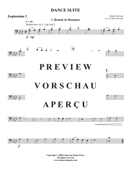Product gallery: Page 13 of 21 Dance Suite , , (Tuba Quartet: 2x Baritone, 2xTuba)