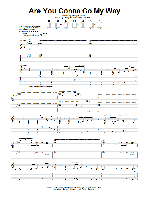 Product gallery: Page 1 of 1 Are You Gonna Go My Way, Lenny Kravitz