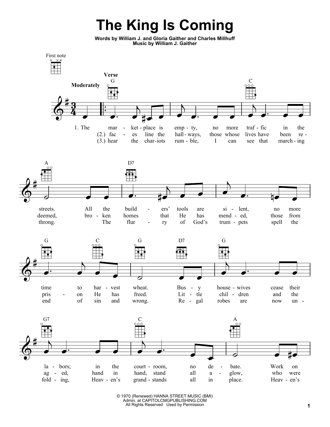 Product gallery: Page 1 of 1 The King Is Coming, Charles Millhuff