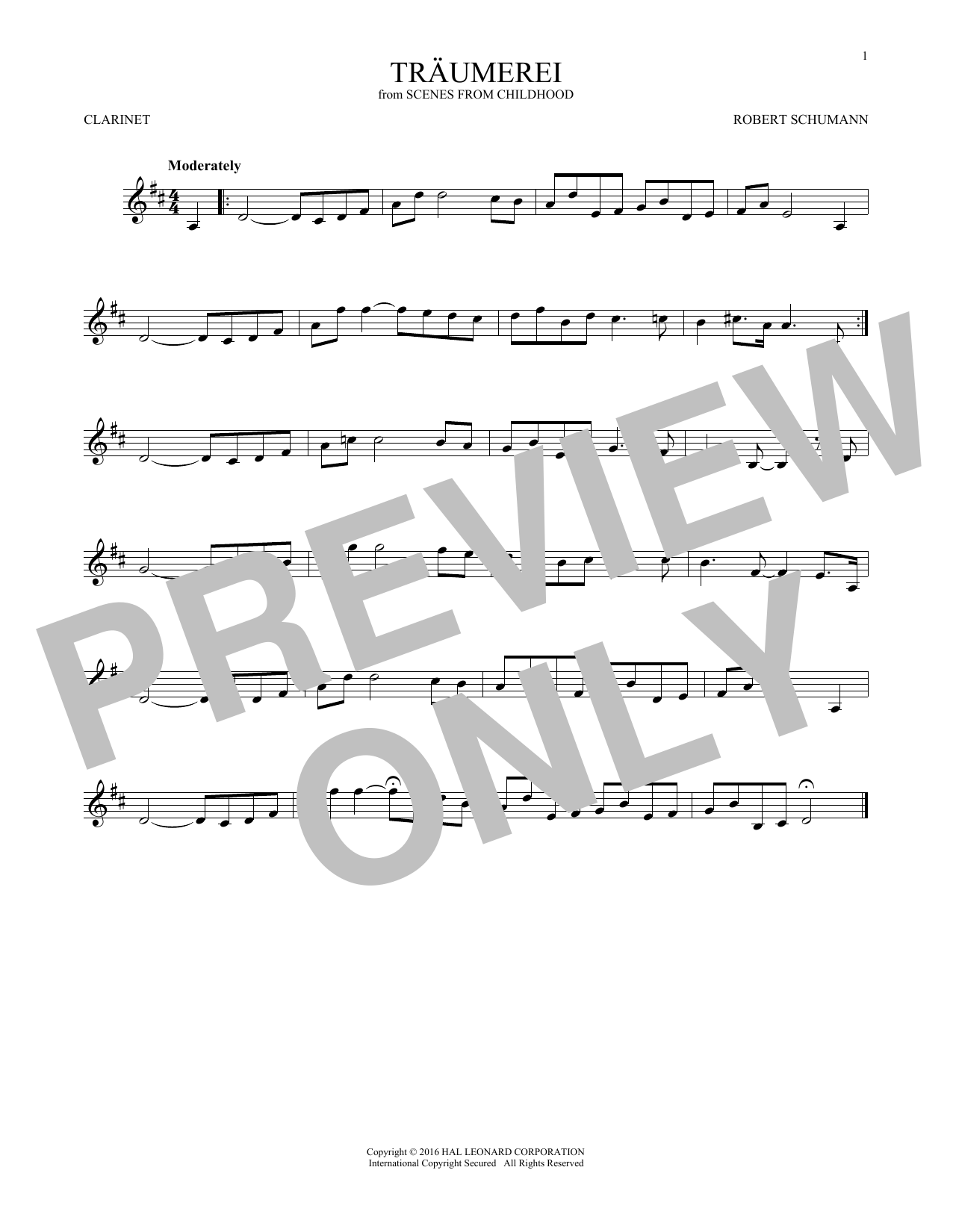 Product gallery: Page 1 of 1 Traumerei, Robert Schumann