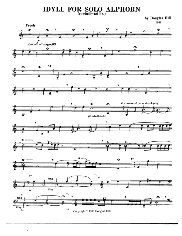 Produktgalerie: Seite 1 von 4 Idyll, , Alphorn Solo